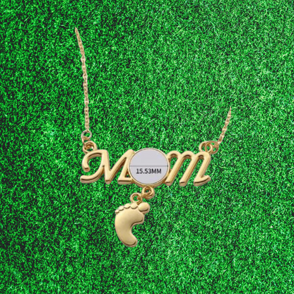 Mom Footprint Necklace Sublimation