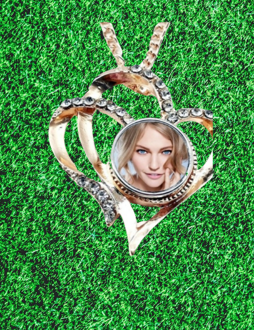 Double Heart Necklace Sublimation