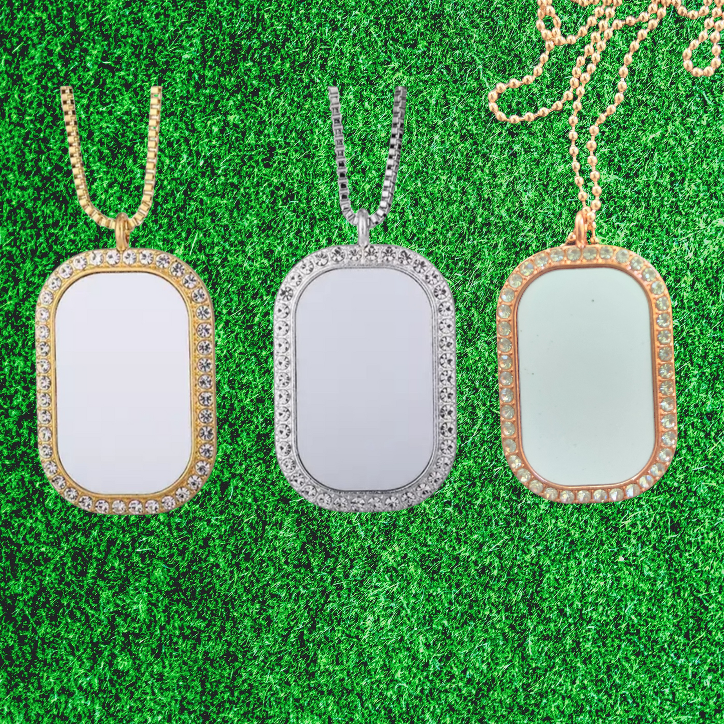 Dog Tag Necklace Sublimation