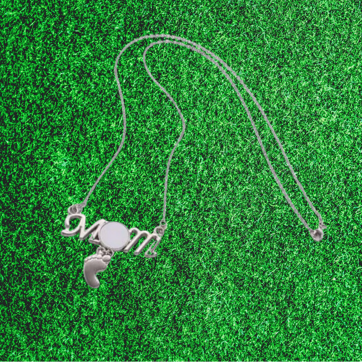 Mom Footprint Necklace Sublimation