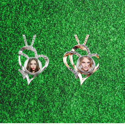 Double Heart Necklace Sublimation