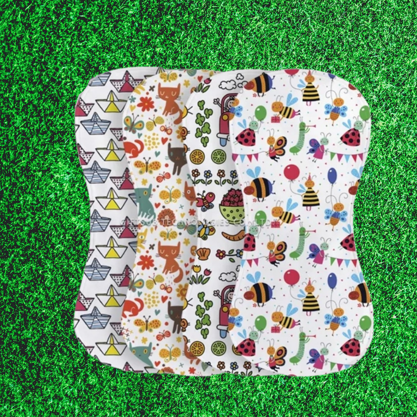 Baby Burp Cloth Sublimation