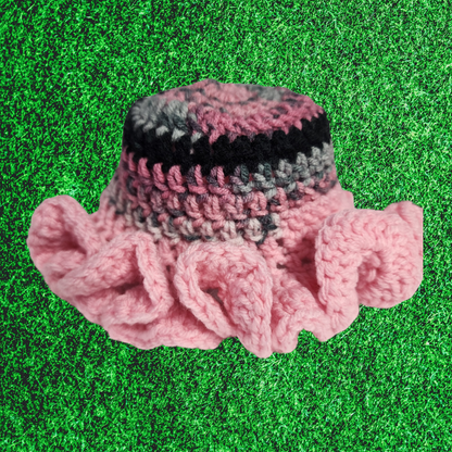 Crochet Ruffle Hat